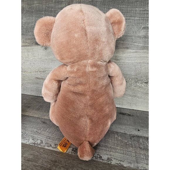 Vintage Rare Hard to Find 1994 Gold Label 24K Polar Puff 17" Pink Teddy Bear - Picture 9 of 12